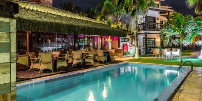 Pousada Recanto do Lobo Piscina noite 2