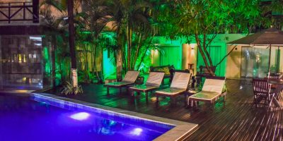 Pousada Recanto do Lobo Piscina noite 5